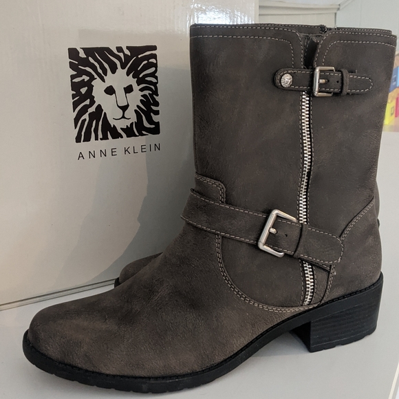 Anne Klein Shoes - NWOT Box Included ANNE KLEIN Grey Booties